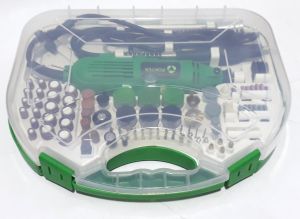 Portek Mini Kalıpçı Taşlama Seti 300 Parça 180W ve 230V/50Hz     Tam Profesyonel Taşınabilir Set