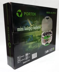 Portek Mini Kalıpçı Taşlama Seti 300 Parça 180W ve 230V/50Hz     Tam Profesyonel Taşınabilir Set