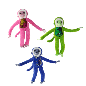 Süslü Maymunlar Peluş Oyuncak 45 cm 1 adet