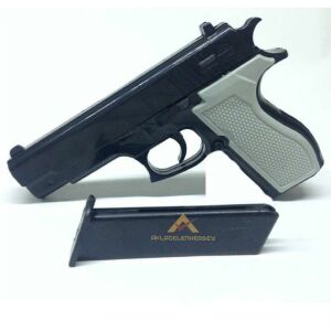 11 Boncuk Kapasite Şarjörlü 19x13cm Boyutunda Boncuk Atan Oyuncak Tabanca