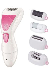 4in1 Islak Kullanım Güzellik Makinesi( Epilasyon Başlığı, Tıraş Başlığı, Topuk Törpü Başlığı, Bakım Başlığı Birarada)