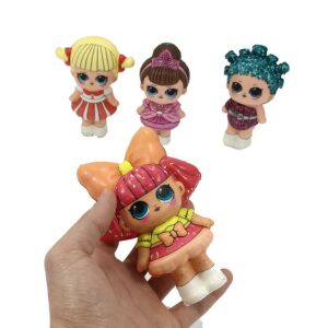 Yumuşak Sık Bırak Sukuşi Lol Bebek Oyuncak 12cm Squishy Lol Bebek