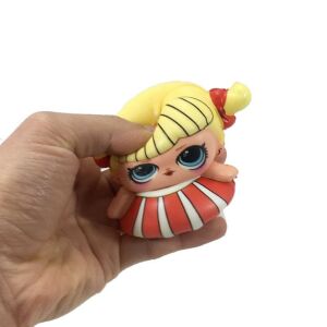 Yumuşak Sık Bırak Sukuşi Lol Bebek Oyuncak 12cm Squishy Lol Bebek
