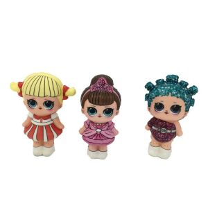 Yumuşak Sık Bırak Sukuşi Lol Bebek Oyuncak 12cm Squishy Lol Bebek