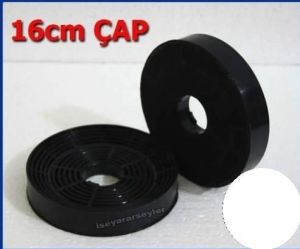 16cm Mutfak Aspiratörü Bacasız Kullanım Filtresi Duman Ve Koku Emici Mikro Karbon Aspiratör Filtresi