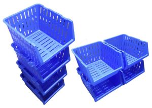4 Katlı Çok Amaçlı 1.Kalite Plastikten Portatif Sebzelik 34x30x30 4 Katlı Boyutu 85x34x30cm'dir