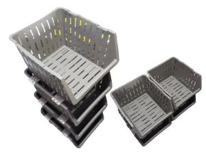 4 Katlı Çok Amaçlı 1.Kalite Plastikten Portatif Sebzelik 34x30x30 4 Katlı Boyutu 85x34x30cm'dir