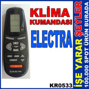 TAM FONKSİYON ORJİNAL ELECTRA KLİMA KUMANDASI