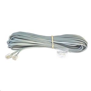 10 Metre Telefon Kablosu 2 Ucu Jacklı Dış Bina Girişi Telefon Kutusundan Modeme Giriş Kablosu
