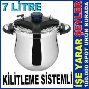 Türkiyenin En Güvenli Düdüklü Tenceresi Otomatik Klips Kapakli 7 Litre Netlon Pratik Düdüklü Tencere
