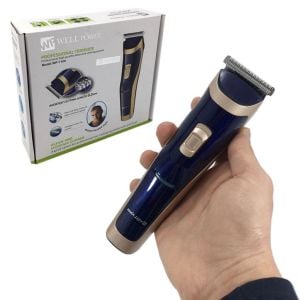 0.2mm İnce Kesim Bıçaklı Hijyenik Şarjlı Saç Sakal Tıraş Makinesi Well Power WP-7100