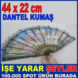 DANTELLİ KUMAŞ SERİNLİK YELPAZESİ