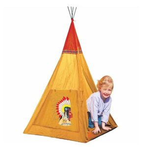 Kızılderili Tipi Oyun Çadırı Kolay Kurum Oyun Evi 100x100x135cm Sunman