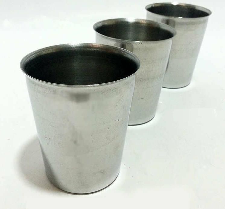 8,5cm Ömür boyu garantili paslanmaz çelik bardak