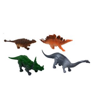 4'lü İçi Dolu Kırıkmaz Dinazor Oyuncakları Eğitici Öğretici Çocuk Oyuncakları
