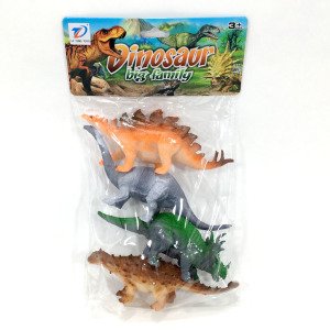 4'lü İçi Dolu Kırıkmaz Dinazor Oyuncakları Eğitici Öğretici Çocuk Oyuncakları