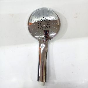 Büyük Boy Krom Kaplama 5 Fonksiyonlu Duş Başlığı 11 cm Çap