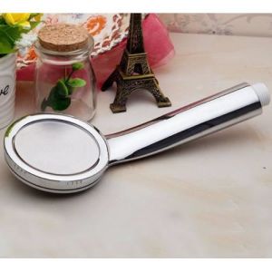 Su Tasarruflu Krom Kaplama Fonksiyonsuz Duş Başlığı 8 cm Çap