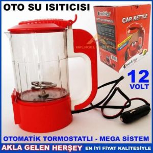 ŞAHİKA OTOMATİK TERMOSTATLI 12V OTO SU ISITICISI ARAÇ İÇİ KETTLE