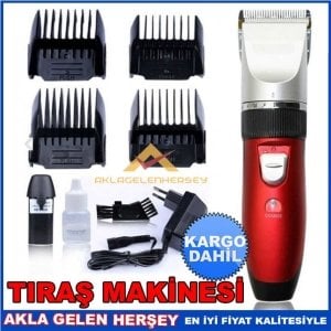 Ücretsiz Kargo 9 PARÇA YEDEK BATARYALI MOSER TIRAŞ MAKİNESİ SETİ