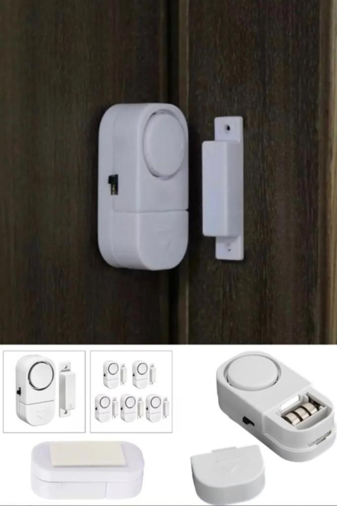 Profesyonel Ev & Işyeri Cam Pencere Kapı Pvc Hırsız Engelleyici Güvenlik Ürünleri Manyetik Alarm Set