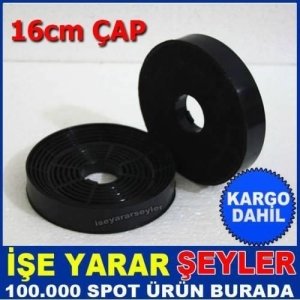 16cm MUTFAK ASPİRATÖRÜ BACASIZ KULLANIM FİLTRESİ DUMAN ve KOKU EM