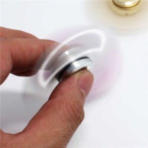 Metal görünümlü orjinal Stres Çarkı Çelik Rulmanlı 3 kanat özel plastik üstü metal kaplı stres çarkı