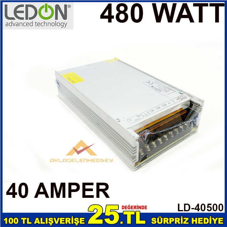 480 VOLT 40 Ah AMPER TRAFO ADAPTÖR GÜÇ KAYNAĞI