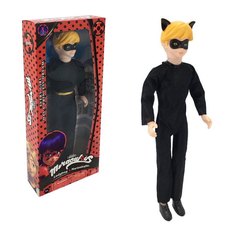 Miraculous Cat Noir Oyuncak Bebek 29 cm Kara Kedi Karakter Figür Oyuncak