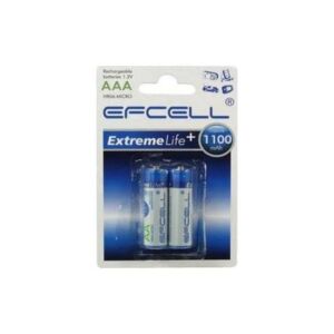 Efcell 1100mAh AA Şarj Edilebilir Kalem Pil 2 Adet Kart