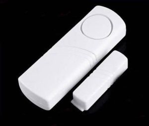 Yapışkanlı Uzun Alarm Kalem Pille Çalışan Sensörlü Kablosuz Kapı Pencere Alarmı 90dB Alarm Ses Gücü