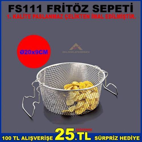Fs111 Fritöz Sepeti 1.Sınıf Paslanmaz Çelikten İmal Edilmiştir