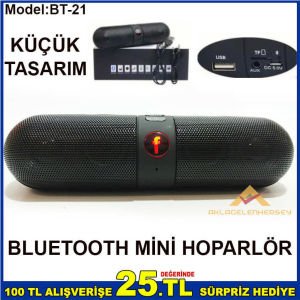 HAFIZA KART TAKILABİLEN BLUETOOTH HOPARLÖR