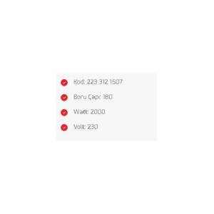 200W 180Ømm Rapid Hotplate 230V 4 Çıkış Vidalo Termostatlı 