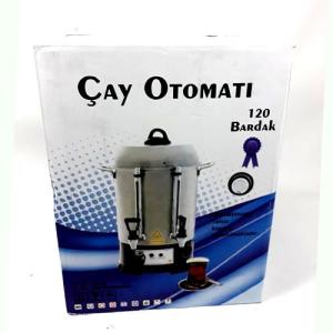304 Kalite Pazlanmaz Çelik Çay Otomatı 120 Bardak Çay Matik