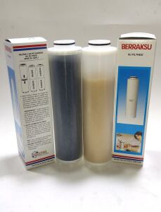 BerrakSu Filtre Takım 2 adet Set Reçine+Karbon Filtre 2li-3lü-4lü Her Modele Berrak Su Arıtma Filtre