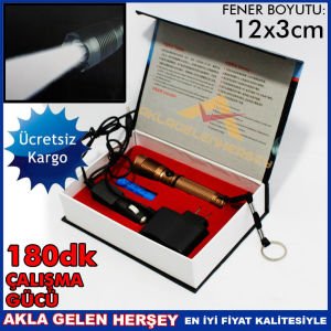 3 WATT POWER LED METAL GÖVDELİ ŞARJLI EL FENERİ