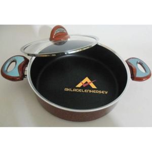 28 Cm Yapışmaz Granit İç Yüzeyli Derin Tencere Kalite