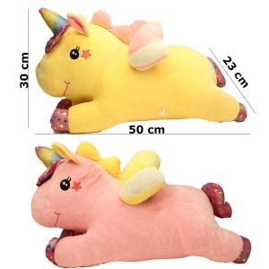 HS-12382 Unicorn Peluş Oyuncak Yastık 50 cm