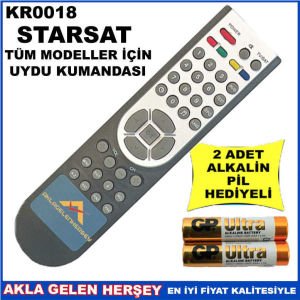 STARSAT UYDU CİHAZI Receiver KUMANDA KR0018