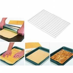 Galeta Kesme Aleti Hamur Kalıbı 52 Bölme Çubuk Kraker Kurabiye Kesme Aparatı Kraker Üretim Tezgahı