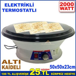 KATMER SACI ELEKTRİKLİ TERMOSTATLI 2000 WATT ALTI KAİDELİ