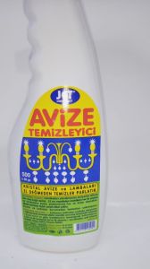 Jet 500 ml sıvı Kristal avize ve lambaları el değmeden temizleyen spreyli avize temizleyicisi