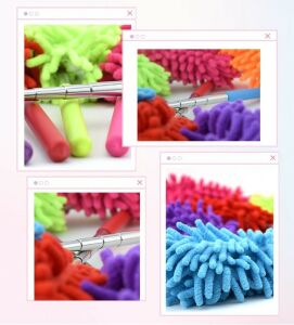 Teleskopik Pratik Mikrofiber Toz Alma Fırçası