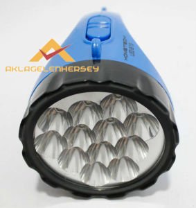 HOMETECH 12 LEDLİ ŞARJLI EL FENERİ VE IŞILDAK -2