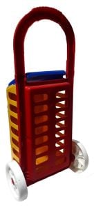 58x28x21cm Ebatında 38 Parça Legolu Kapaklı Oyuncak Pazar Arabası