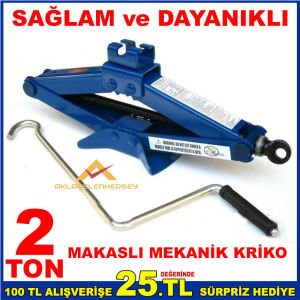 SAĞLAM ve DAYANIKLI 2 TON MAKASLI MEKANİK KRİKO