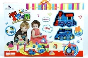 Ücretsiz Kargo VARDEM LEGOLU MÜZİKLİ OYUNCAK BEBEK TRENİ SETİ