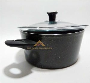 DÖKÜM ALÜMİNYUM DERİN GRANİT TENCERE 28cm