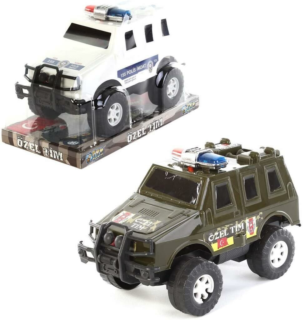 Zırhlı Çek Bırak Özellikli Oyuncak Polis  Arabası Özel Tim Toma